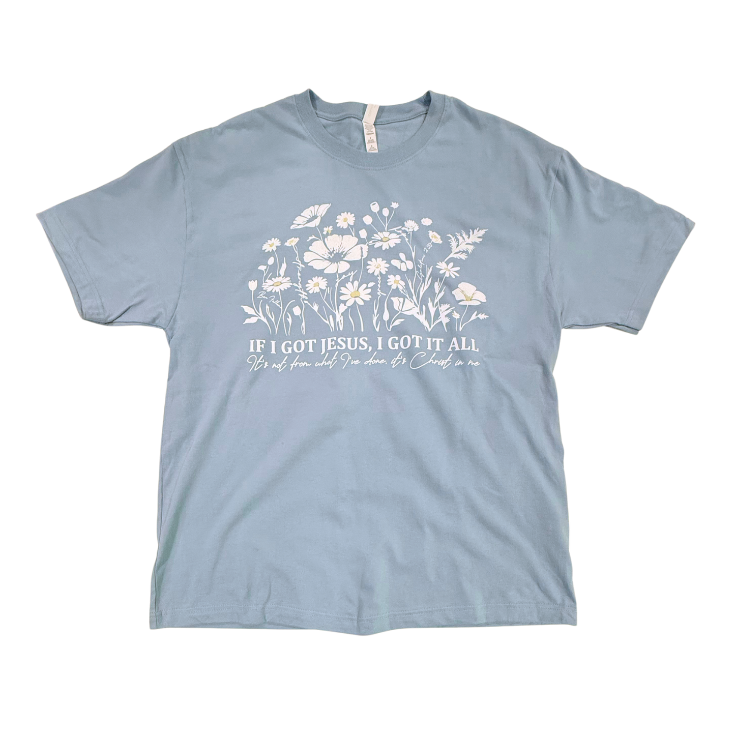 If I Got Jesus Blue Tee