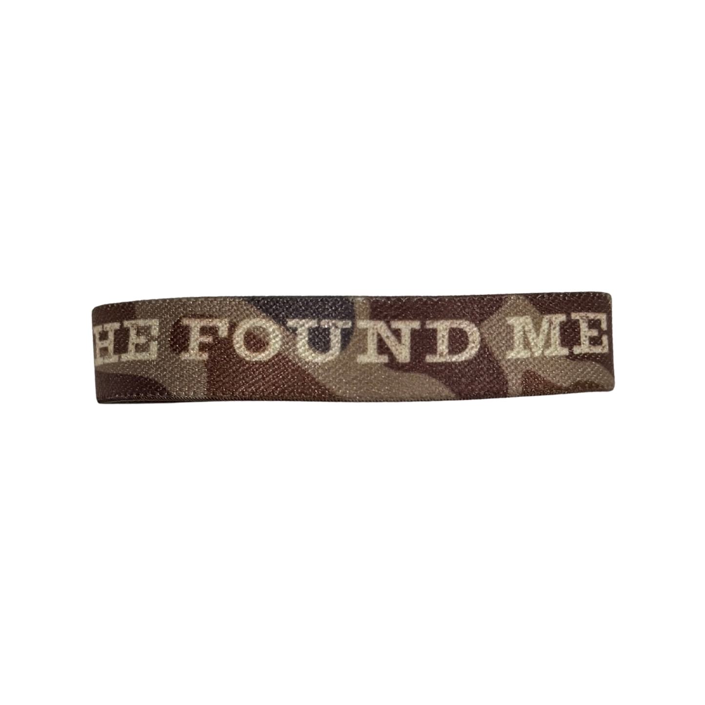 He Found Me Camo Bracelet