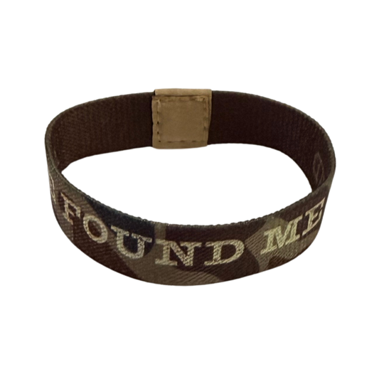 He Found Me Camo Bracelet