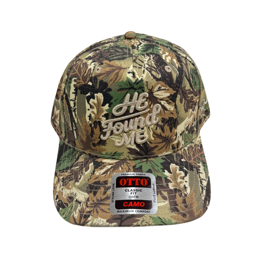 He Found Me Camo Hat