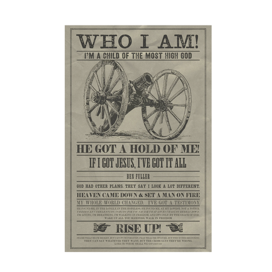 Who I Am Autographed Poster