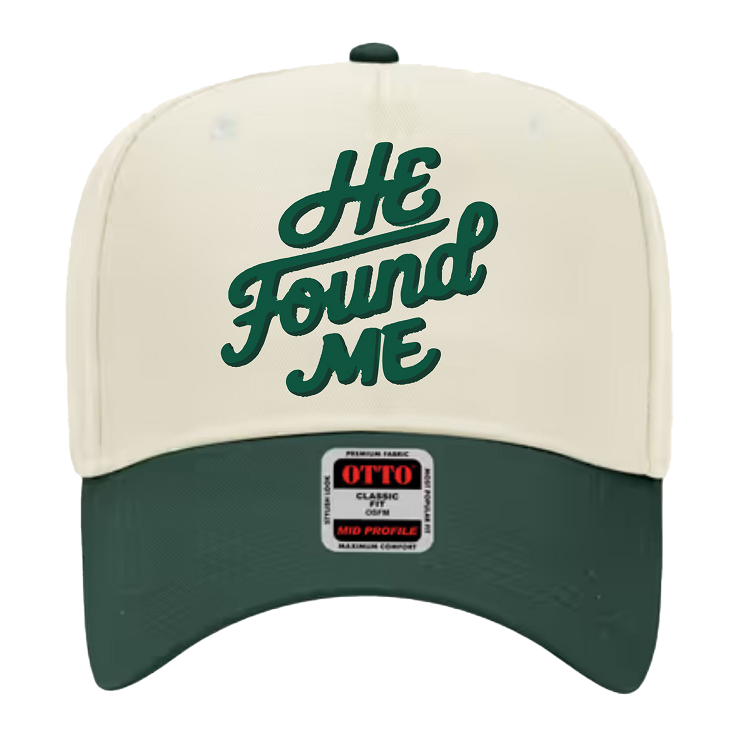 Green He Found Me Hat